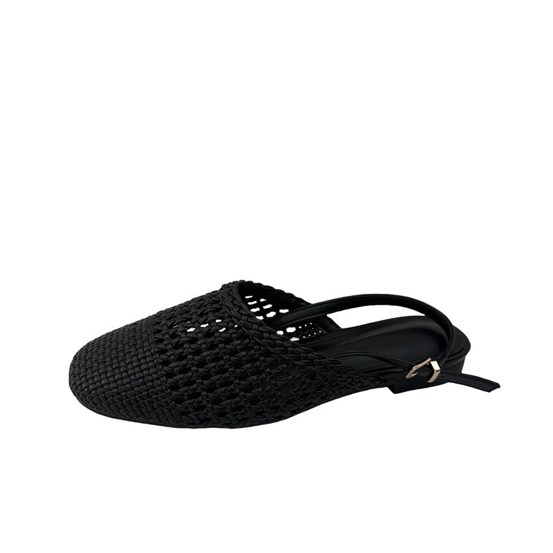 2025 New Flat Closed Toe Woven Buckle Strap Sandals for Women - Image 5
