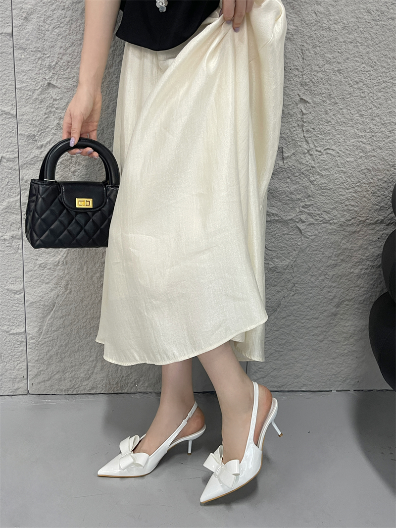 2025 New Summer Pointed Toe Bow Strap Sandals - Image 3