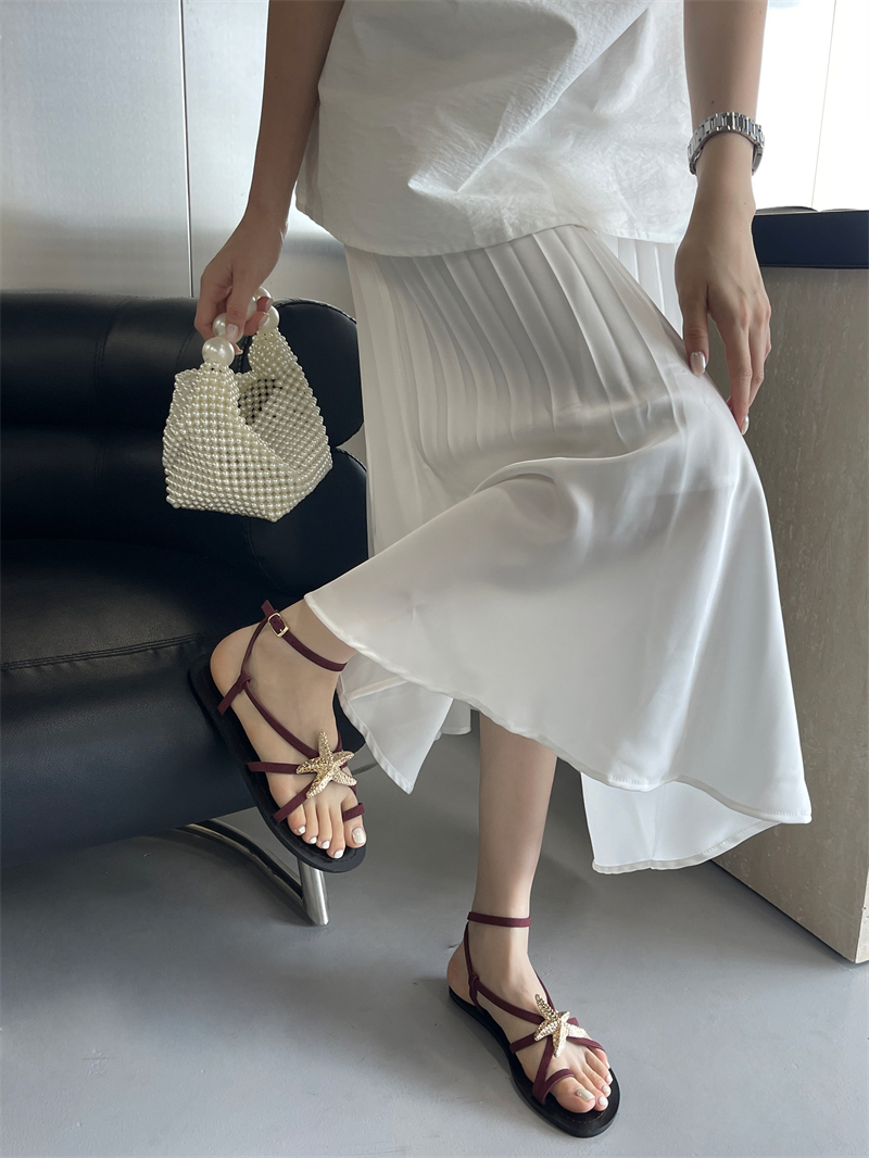 2025 New Fashion Toe Loop Strap Sandals for Women - Image 4